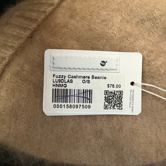 Lululemon Unisex Fuzzy Cashmere Beanie Heathered Nutmeg